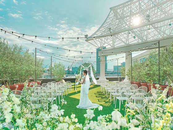 神戸で1日1組の貸切結婚式ならオーシャンプレイス