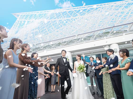 神戸で1日1組の貸切結婚式ならオーシャンプレイス