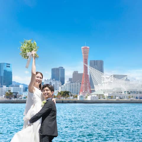 神戸で1日1組の貸切結婚式ならオーシャンプレイス