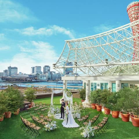 神戸で1日1組の貸切結婚式ならオーシャンプレイス