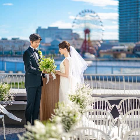 神戸で1日1組の貸切結婚式ならオーシャンプレイス