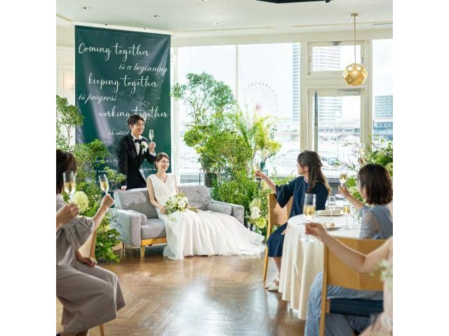 神戸で1日1組の貸切結婚式ならオーシャンプレイス