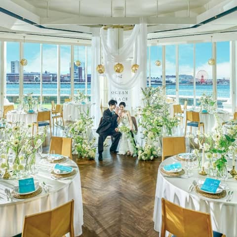 神戸で1日1組の貸切結婚式ならオーシャンプレイス