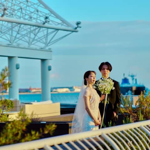 神戸で1日1組の貸切結婚式ならオーシャンプレイス
