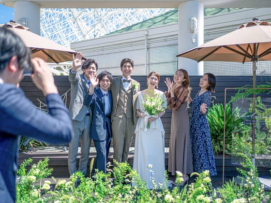 神戸で1日1組の貸切結婚式ならオーシャンプレイス