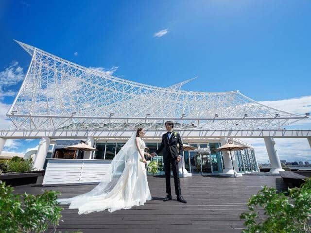 神戸で1日1組の貸切結婚式ならオーシャンプレイス