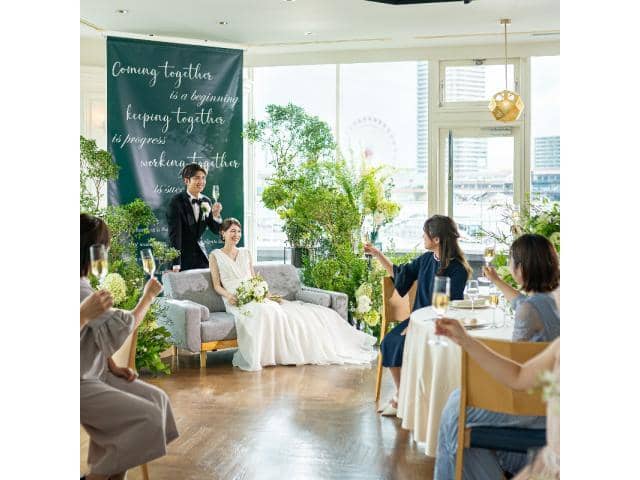 神戸で1日1組の貸切結婚式ならオーシャンプレイス