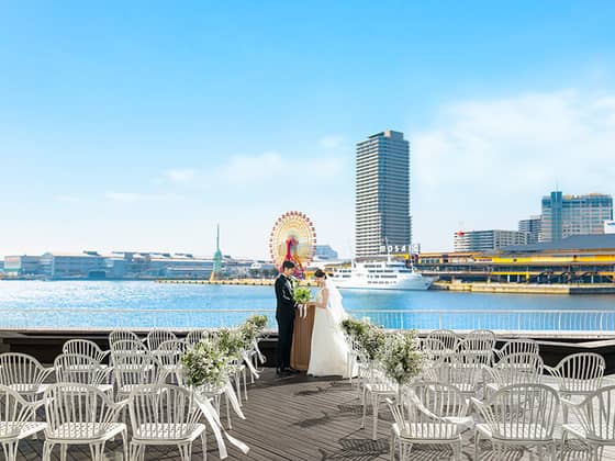 神戸で1日1組の貸切結婚式ならオーシャンプレイス