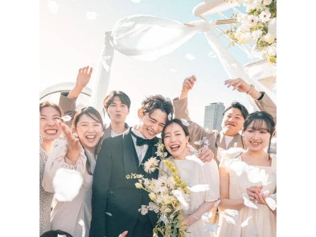 神戸で1日1組の貸切結婚式ならオーシャンプレイス