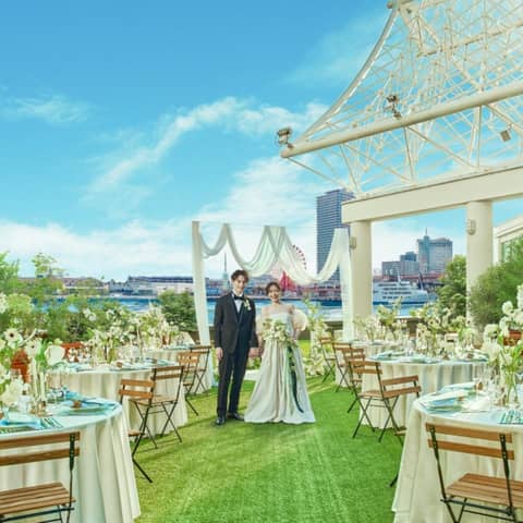神戸で1日1組の貸切結婚式ならオーシャンプレイス