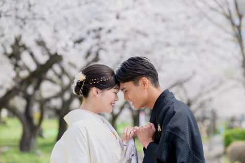 ◇26年春ロケ◇ 川越桜スポット＆庭園貸切 おふたりの一生の思い出に