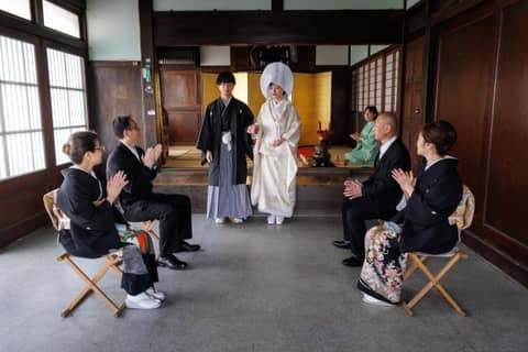 【大切なご家族だけで迎える茶婚式＋会食】心温まる特別なひとときを