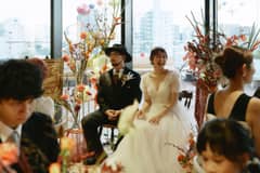 【フォト＋お披露目パーティー】会費制でもコース料理でしっかりおもてなし