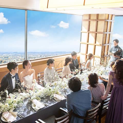 【公式】MAISON 8（メゾンエイト）｜名古屋駅直結・地上180mの光溢れる天空ウェディング