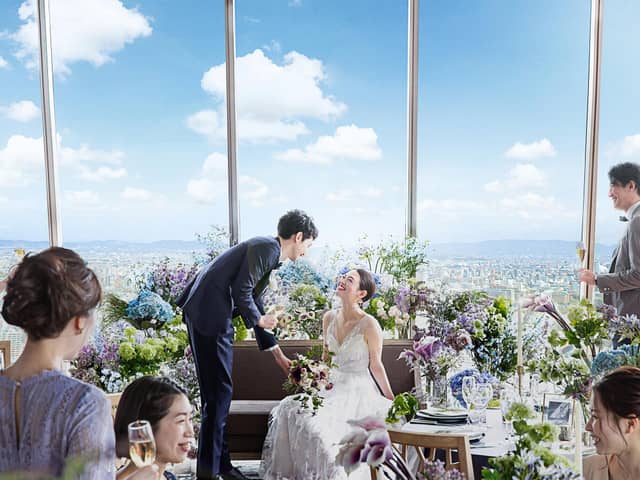 【公式】MAISON 8（メゾンエイト）｜名古屋駅直結・地上180mの光溢れる天空ウェディング