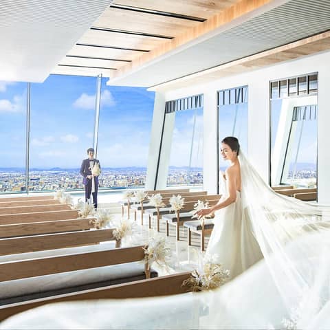 【公式】MAISON 8（メゾンエイト）｜名古屋駅直結・地上180mの光溢れる天空ウェディング