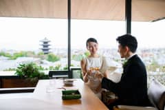 【10名様お見積例】テラス挙式＋「八坂」会食プラン