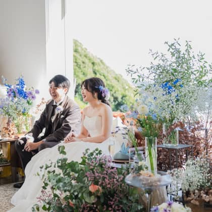 【オーシャンビュー×ガーデンウェディング】どちらも叶えるならAT TERRACE ninomiya 