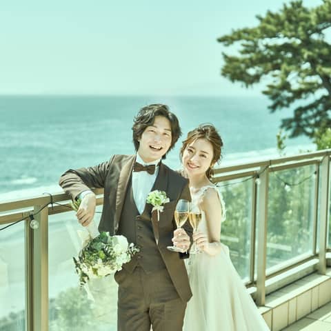 【オーシャンビュー×ガーデンウェディング】どちらも叶えるならAT TERRACE ninomiya 