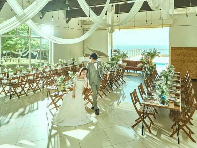 理想のガーデン結婚式を実現する!神奈川の結婚式場【AT TERRACE ninomiya 】