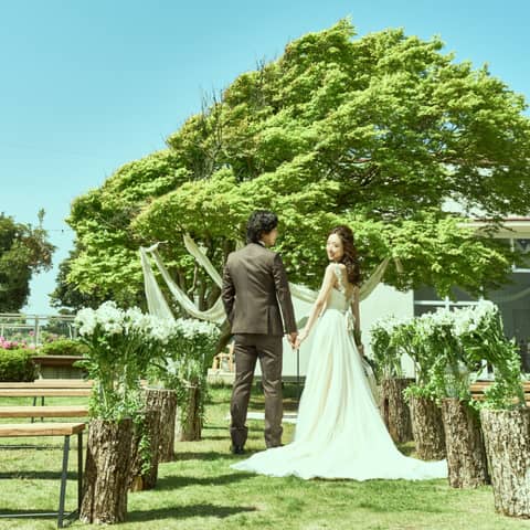 【オーシャンビュー×ガーデンウェディング】どちらも叶えるならAT TERRACE ninomiya 
