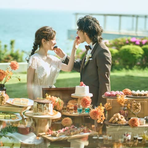 【オーシャンビュー×ガーデンウェディング】どちらも叶えるならAT TERRACE ninomiya 