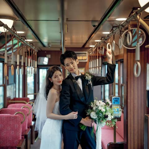 TRAIN WEDDING～市電の中で叶うオリジナル結婚式～