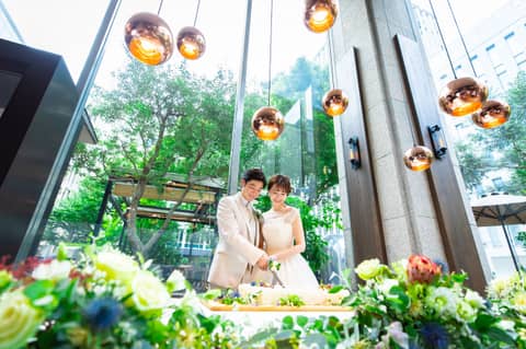 【緑溢れる会場でカジュアルなパーティー♪】40人36万円～