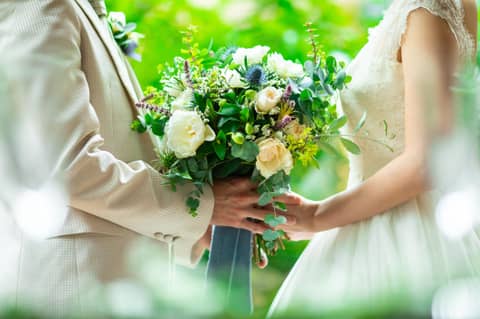 緑溢れる開放的な空間で【フォトWedding＆ランチ会食プラン】