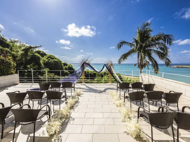 瀬長島ホテルウエディング(ウミカジテラス)