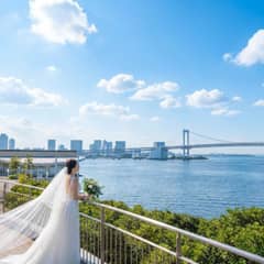 東京湾を間近に感じるフォトウェディングプラン