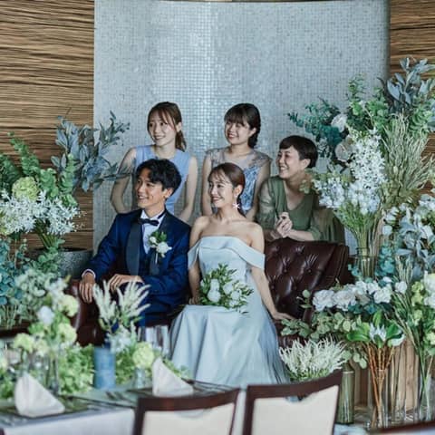 【二部制プラン150万円～】家族婚10名＆友人パーティー20名