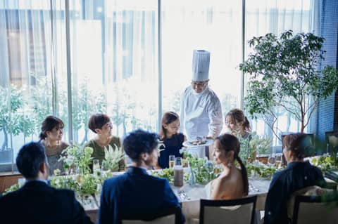 【二部制プラン150万円～】家族婚10名＆友人パーティー20名